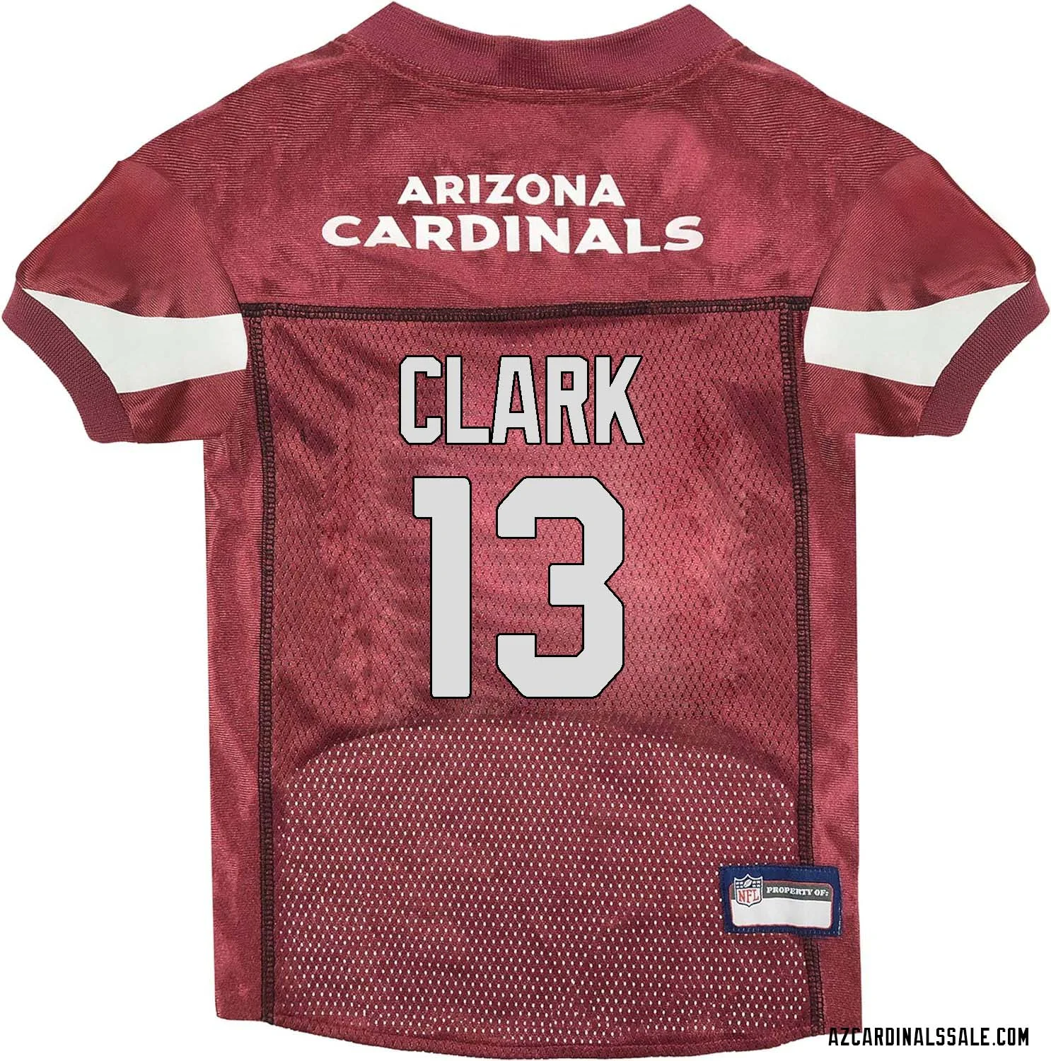 KeiTrel Clark No 13 Arizona Cardinals Dog Red Jersey 1