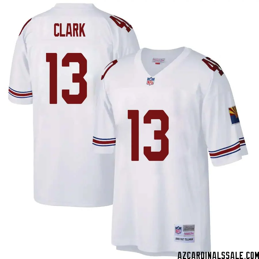 KeiTrel Clark No 13 Arizona Cardinals Mitchell Ness Big Tall 2000 Retired Player Replica Jersey White