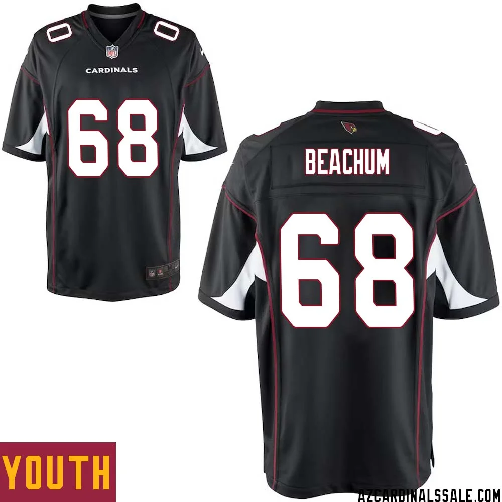 Kelvin Beachum No 68 Arizona Cardinals Black Alternate Game Jersey Cardinal for Youth