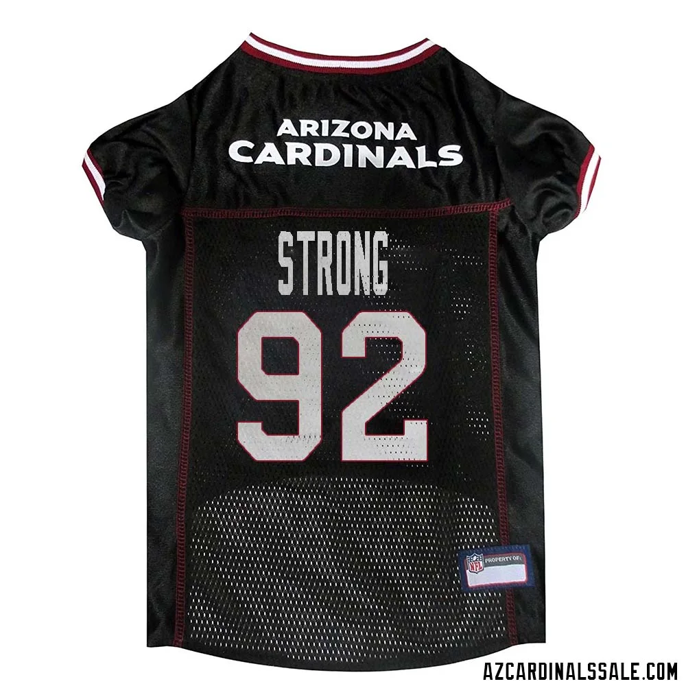 Kevin Strong No 92 Arizona Cardinals Dog Black Jersey 1