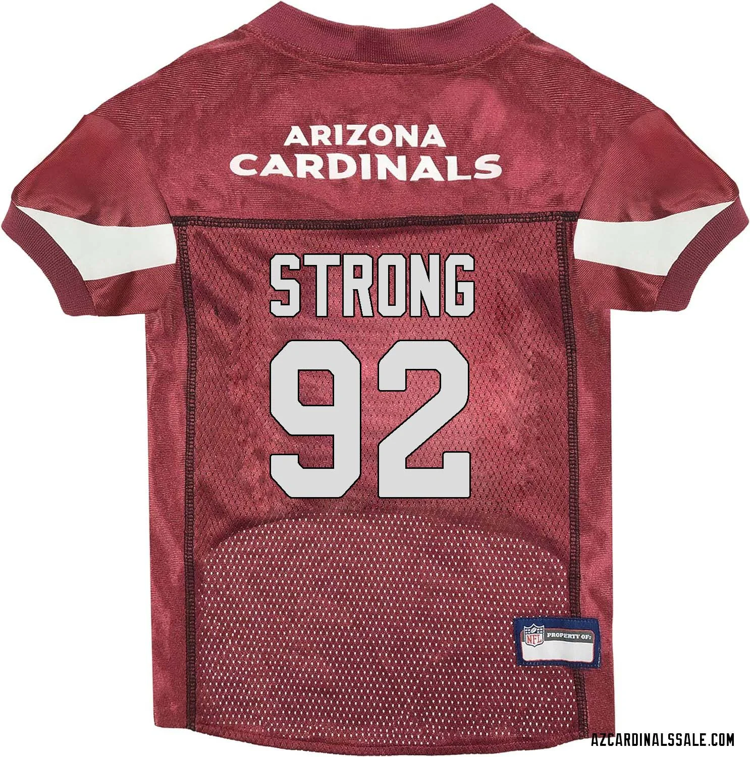 Kevin Strong No 92 Arizona Cardinals Dog Red Jersey 1