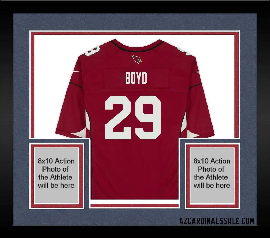 Kris Boyd No 29 Arizona Cardinals Autographed Red Game Jersey 1