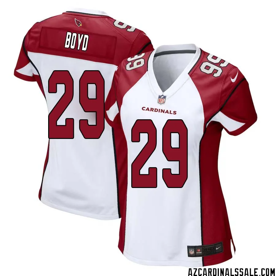 Kris Boyd No 29 Arizona Cardinals Away Game Jersey Cardinal for Women 1