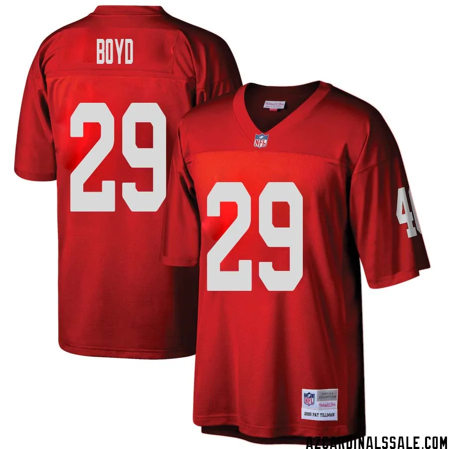 Kris Boyd No 29 Arizona Cardinals Mitchell Ness Big Tall 2000 Retired Player Replica Jersey Red 1