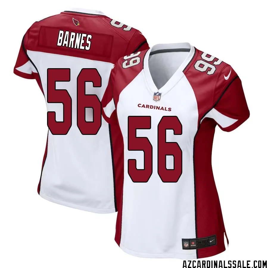 Krys Barnes No 56 Arizona Cardinals Away Game Jersey Cardinal for Women
