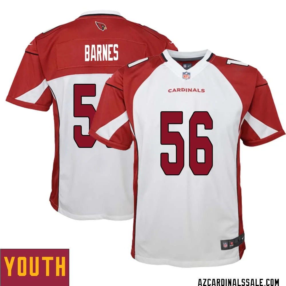 Krys Barnes No 56 Arizona Cardinals Away Game Jersey Cardinal for Youth