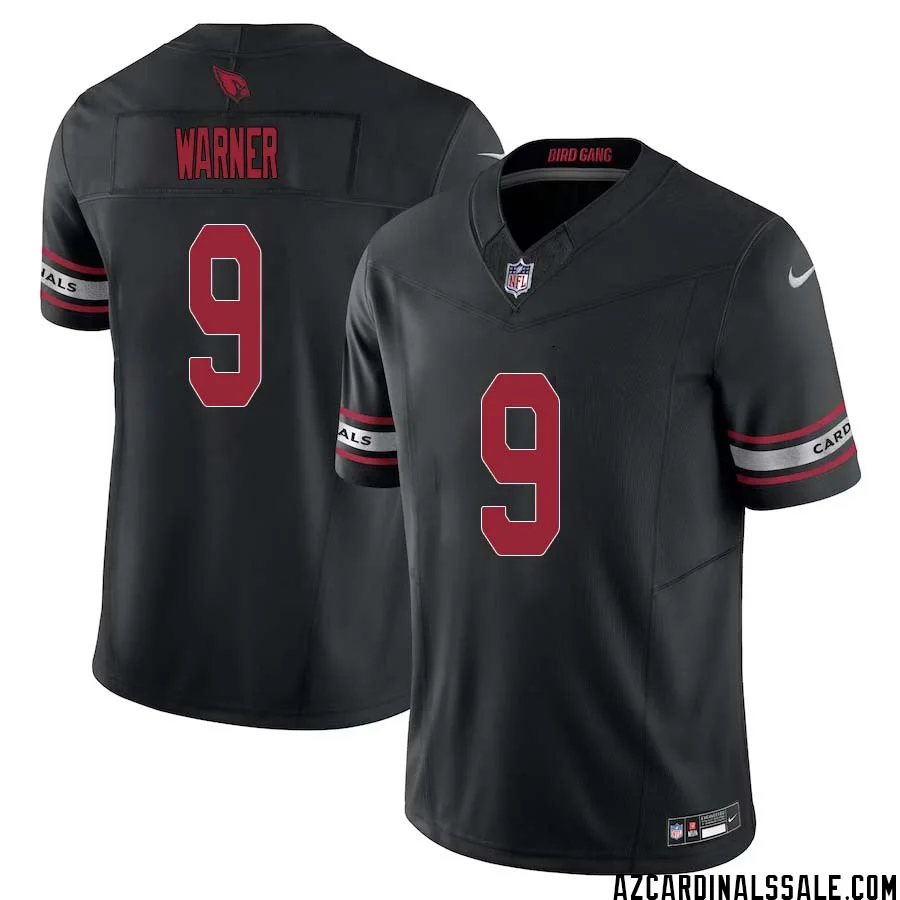 Kurt Warner No 9 Arizona Cardinals Vapor F.U.S.E. Limited Jersey Black