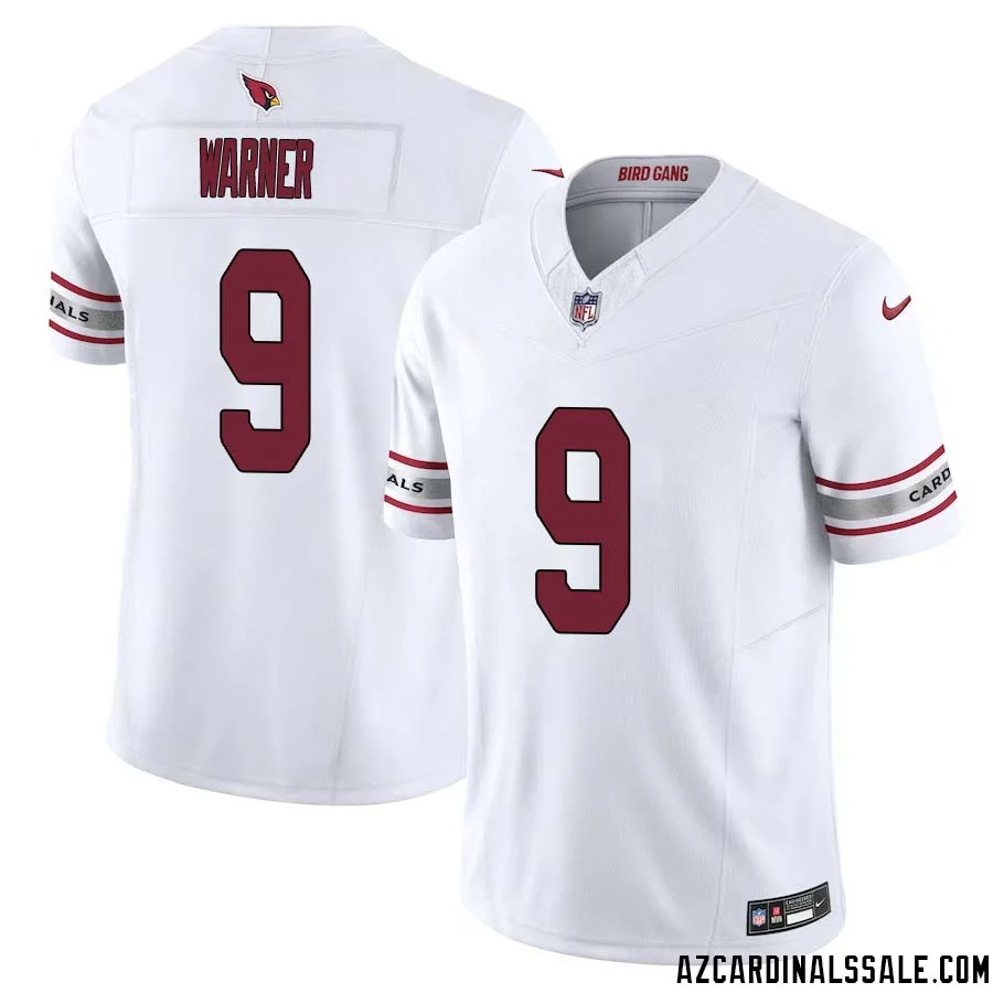 Kurt Warner No 9 Arizona Cardinals Vapor F.U.S.E. Limited Jersey White