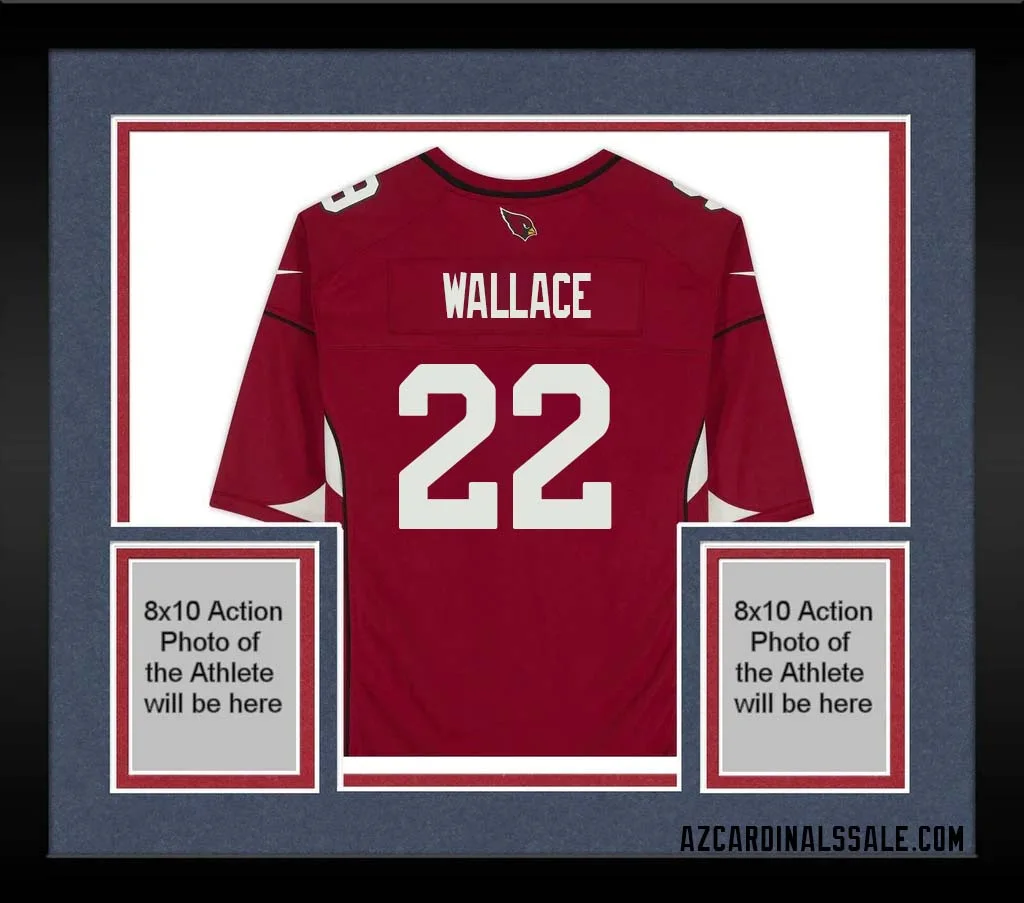 KVon Wallace No 22 Arizona Cardinals Autographed Red Game Jersey