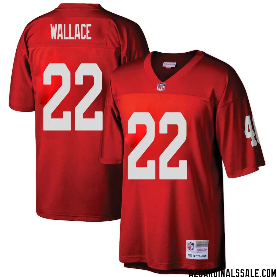 KVon Wallace No 22 Arizona Cardinals Mitchell Ness Big Tall 2000 Retired Player Replica Jersey Red 1