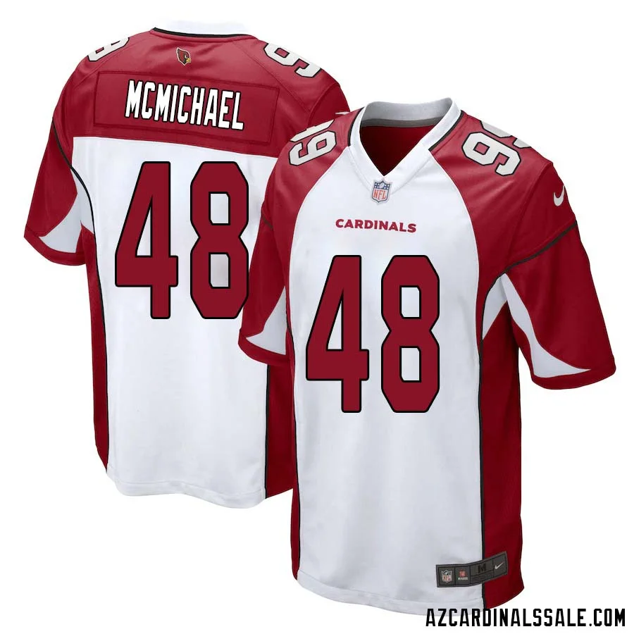 Kyler McMichael No 48 Arizona Cardinals Away Game Jersey Cardinal for Men 1