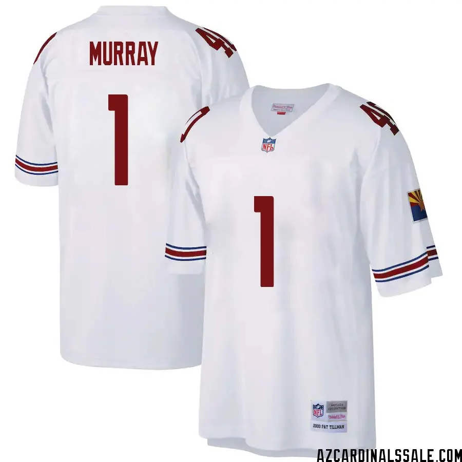 Kyler Murray No 1 Arizona Cardinals Mitchell Ness Big Tall 2000 Retired Player Replica Jersey White
