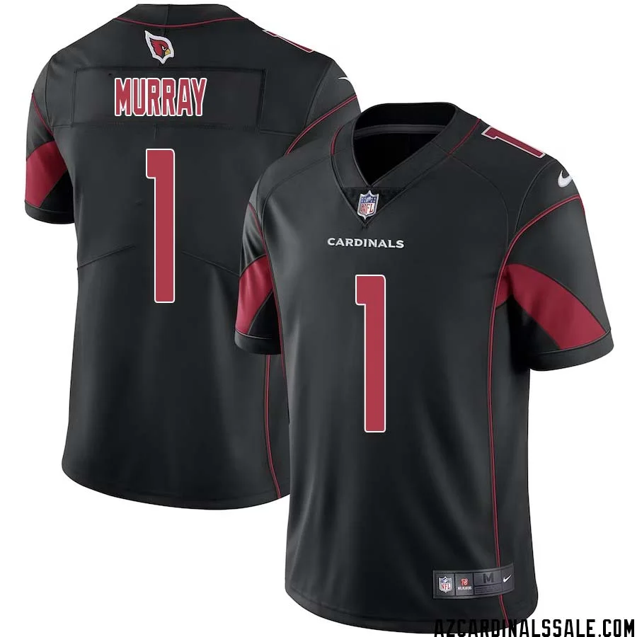 Kyler Murray No 1 Men Black Arizona Cardinals Color Rush Vapor Limited Jersey 1