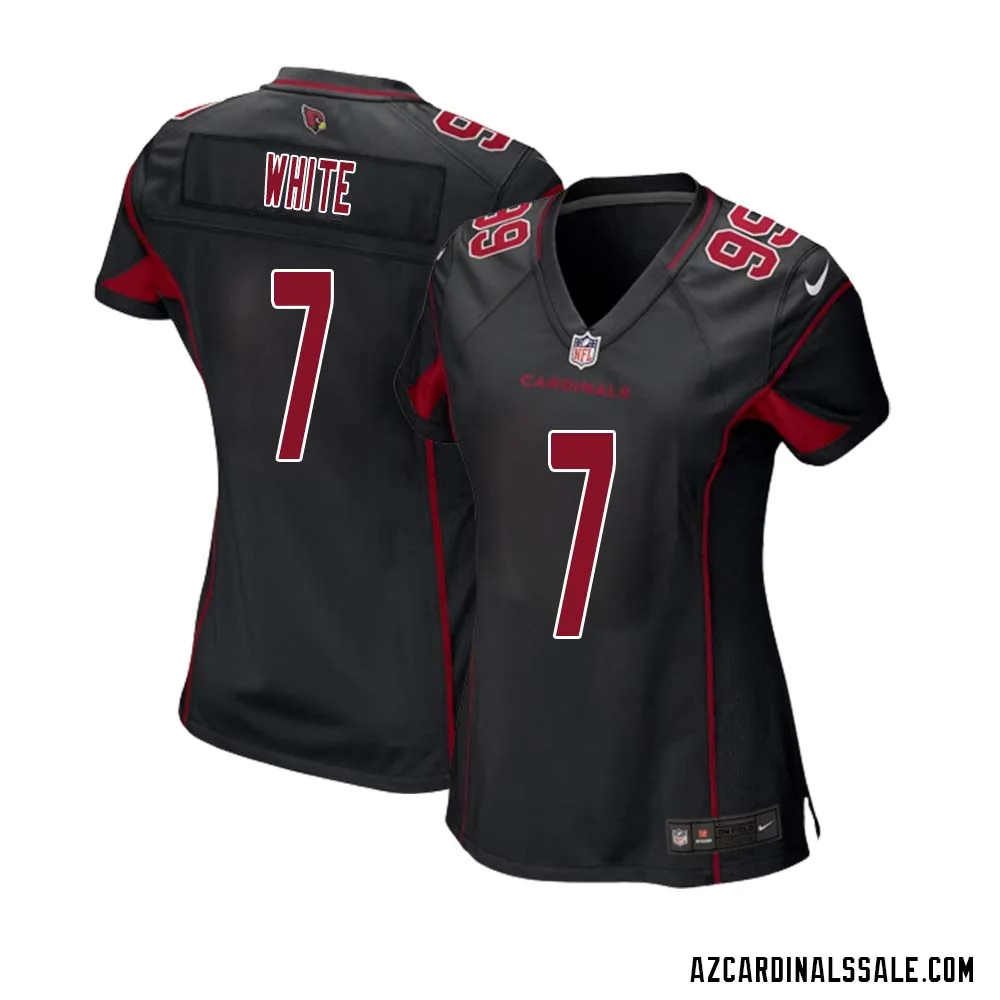Kyzir White No 7 Arizona Cardinals Alternate Game Jersey Cardinal for Women