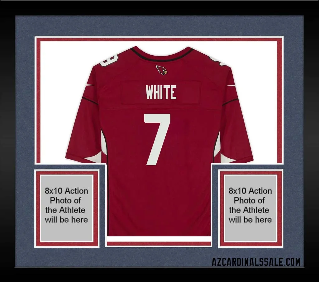 Kyzir White No 7 Arizona Cardinals Autographed Red Game Jersey