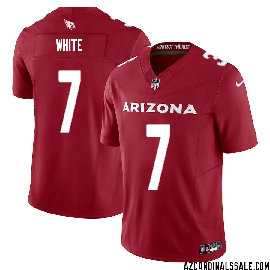 Kyzir White No 7 Arizona Cardinals Vapor F.U.S.E. Limited Jersey Red