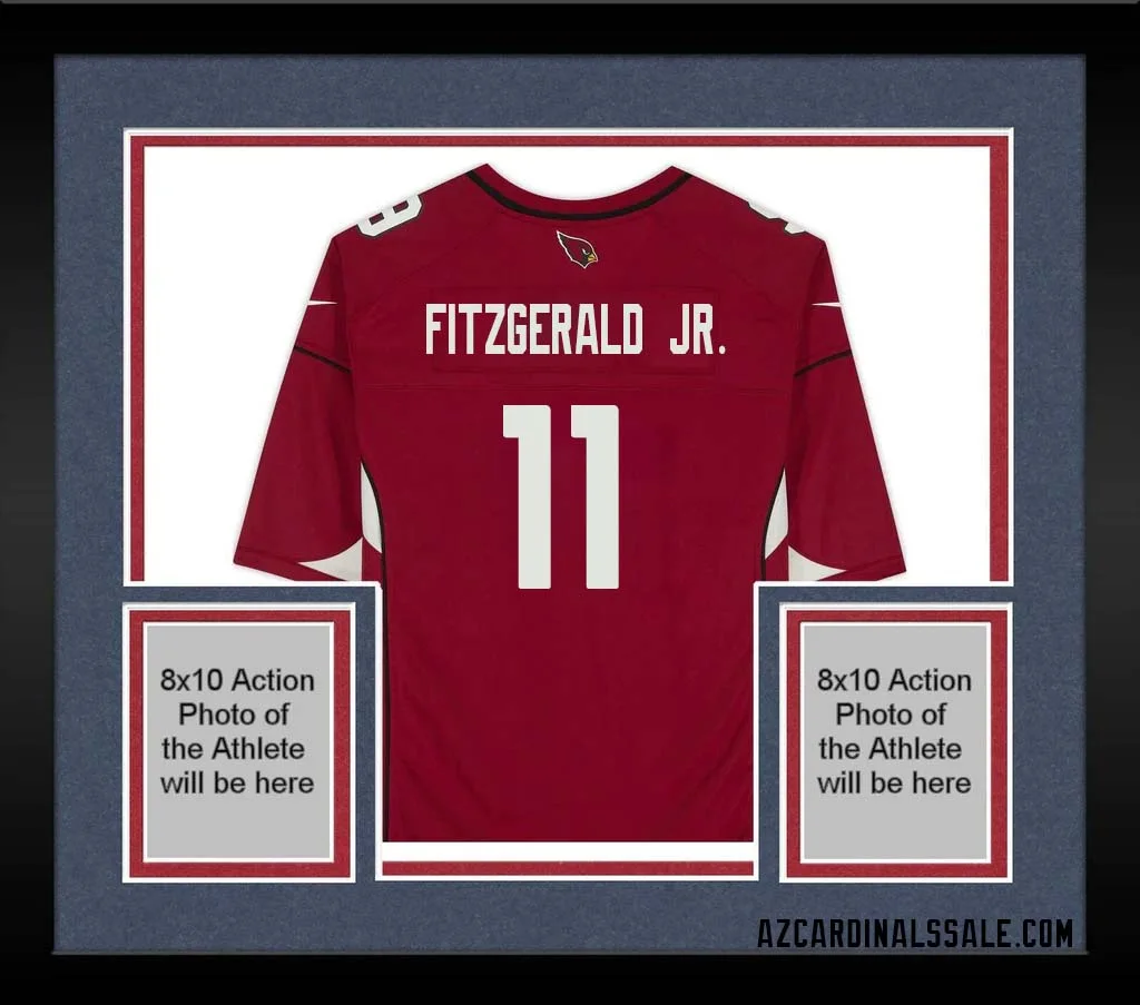 Larry Fitzgerald Jr. No 11 Arizona Cardinals Autographed Red Game Jersey 1