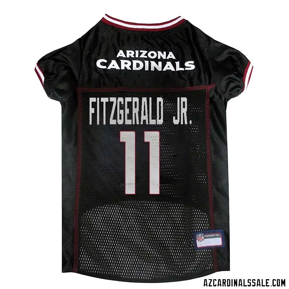 Larry Fitzgerald Jr. No 11 Arizona Cardinals Dog Black Jersey 1