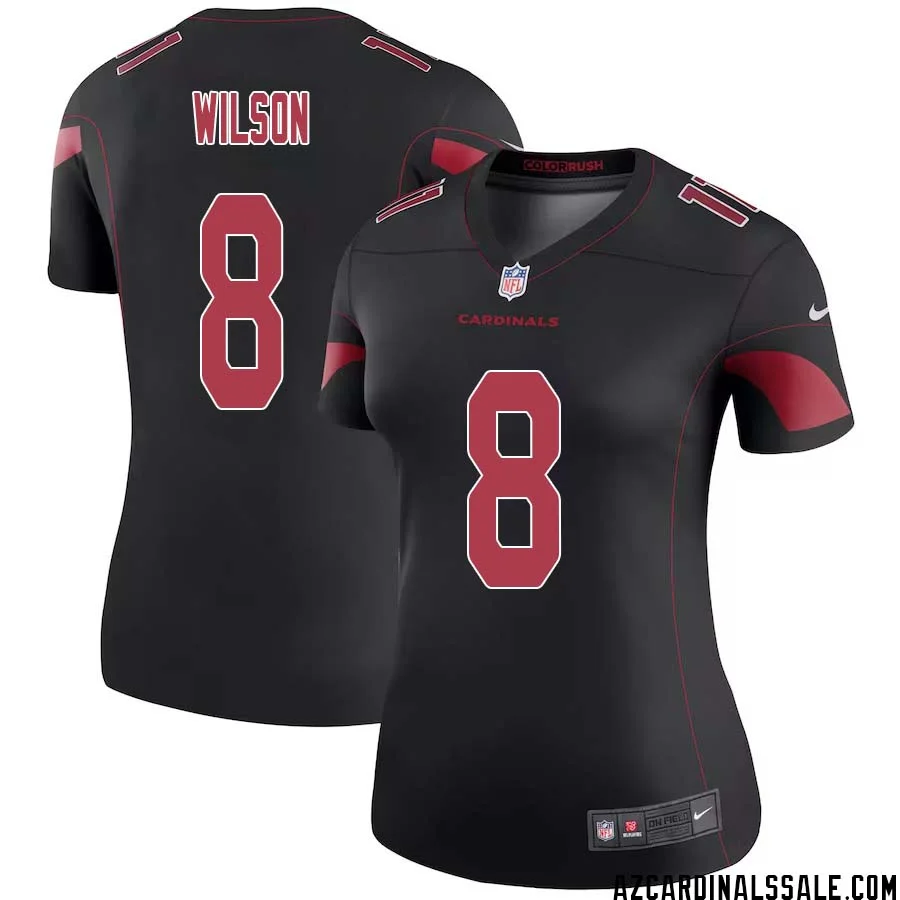 Larry Wilson No 8 Women Black Arizona Cardinals Color Rush Vapor Limited Jersey 1