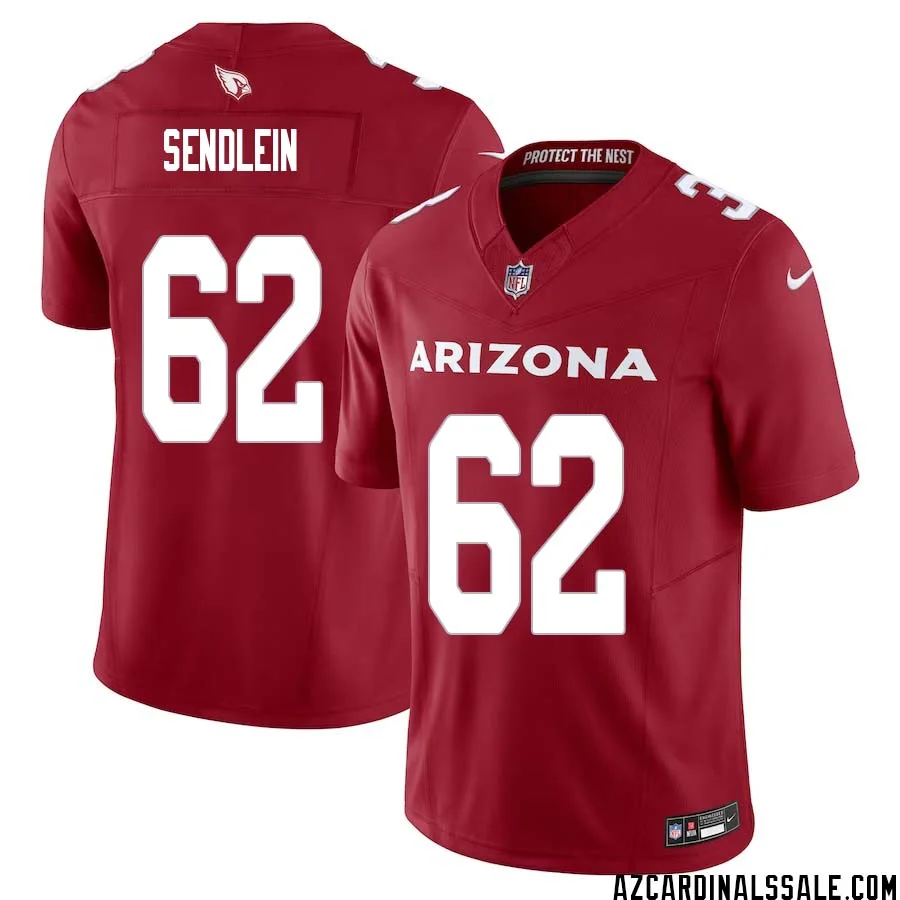 Lyle Sendlein No 62 Arizona Cardinals Vapor F.U.S.E. Limited Jersey Red 1