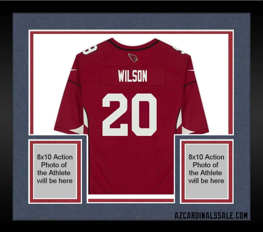 Marco Wilson No 20 Arizona Cardinals Autographed Red Game Jersey 1