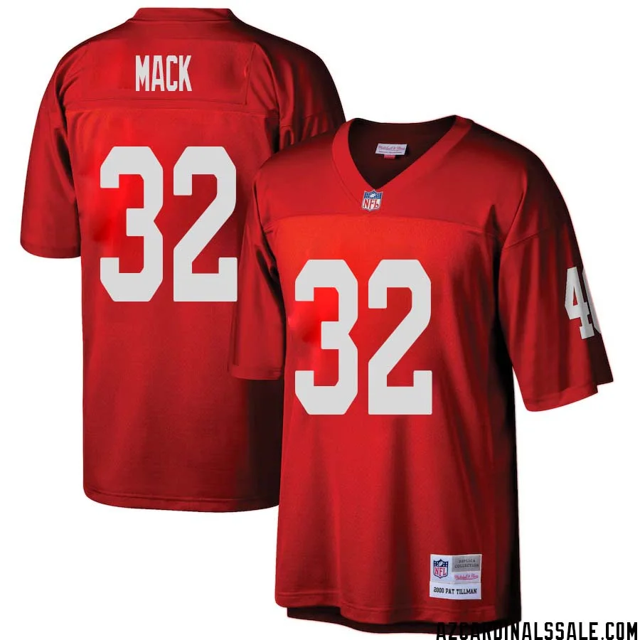 Marlon Mack No 32 Arizona Cardinals Mitchell Ness Big Tall 2000 Retired Player Replica Jersey Red 1