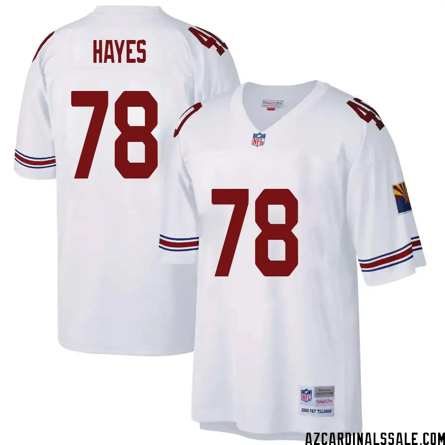Marquis Hayes No 78 Arizona Cardinals Mitchell Ness Big Tall 2000 Retired Player Replica Jersey White 1