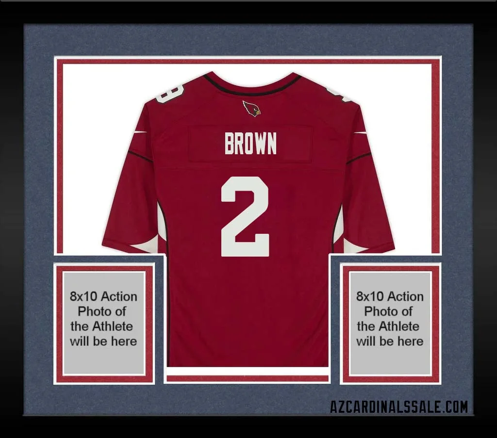 Marquise Brown No 2 Arizona Cardinals Autographed Red Game Jersey 1