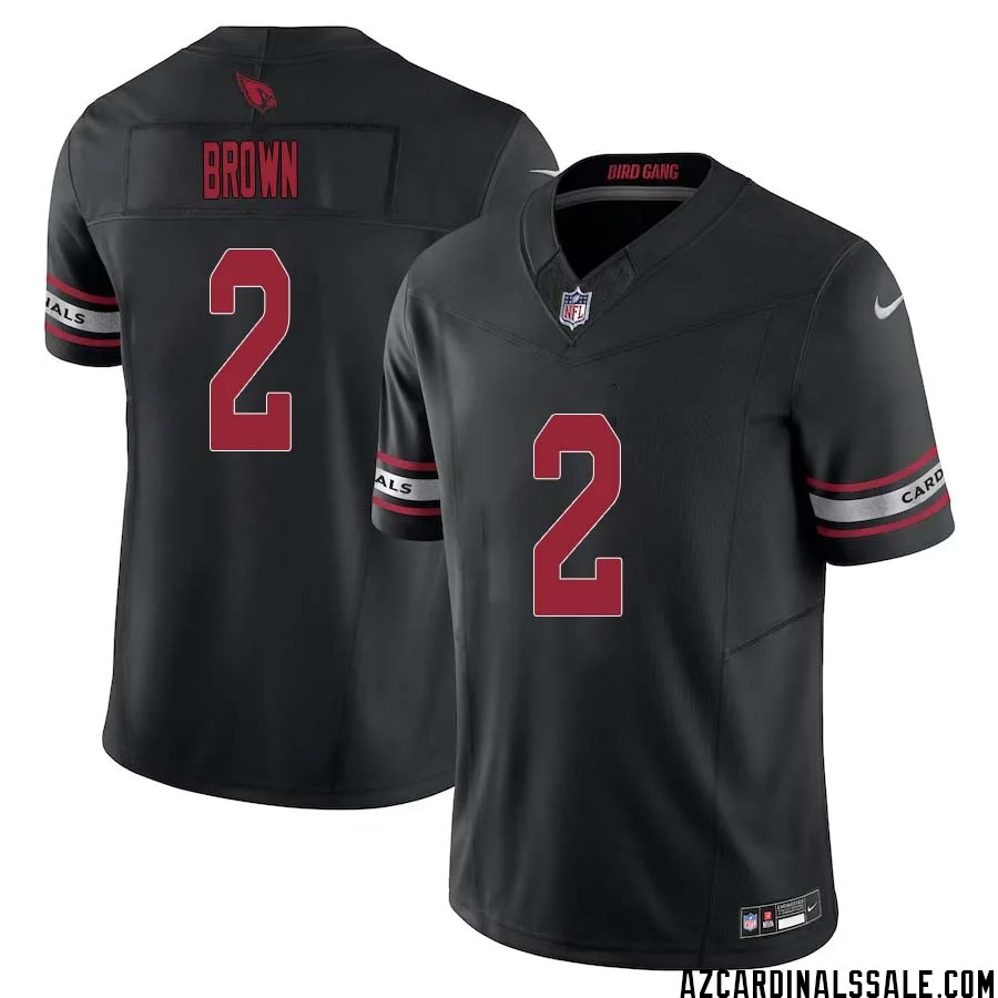 Marquise Brown No 2 Arizona Cardinals Vapor F.U.S.E. Limited Jersey Black 1