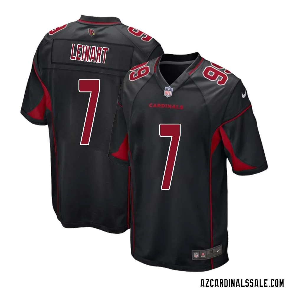 Matt Leinart No 7 Arizona Cardinals Alternate Game Jersey Cardinal for Men