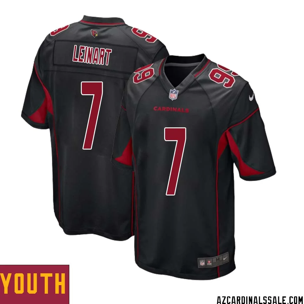 Matt Leinart No 7 Arizona Cardinals Alternate Game Jersey Cardinal for Youth 1