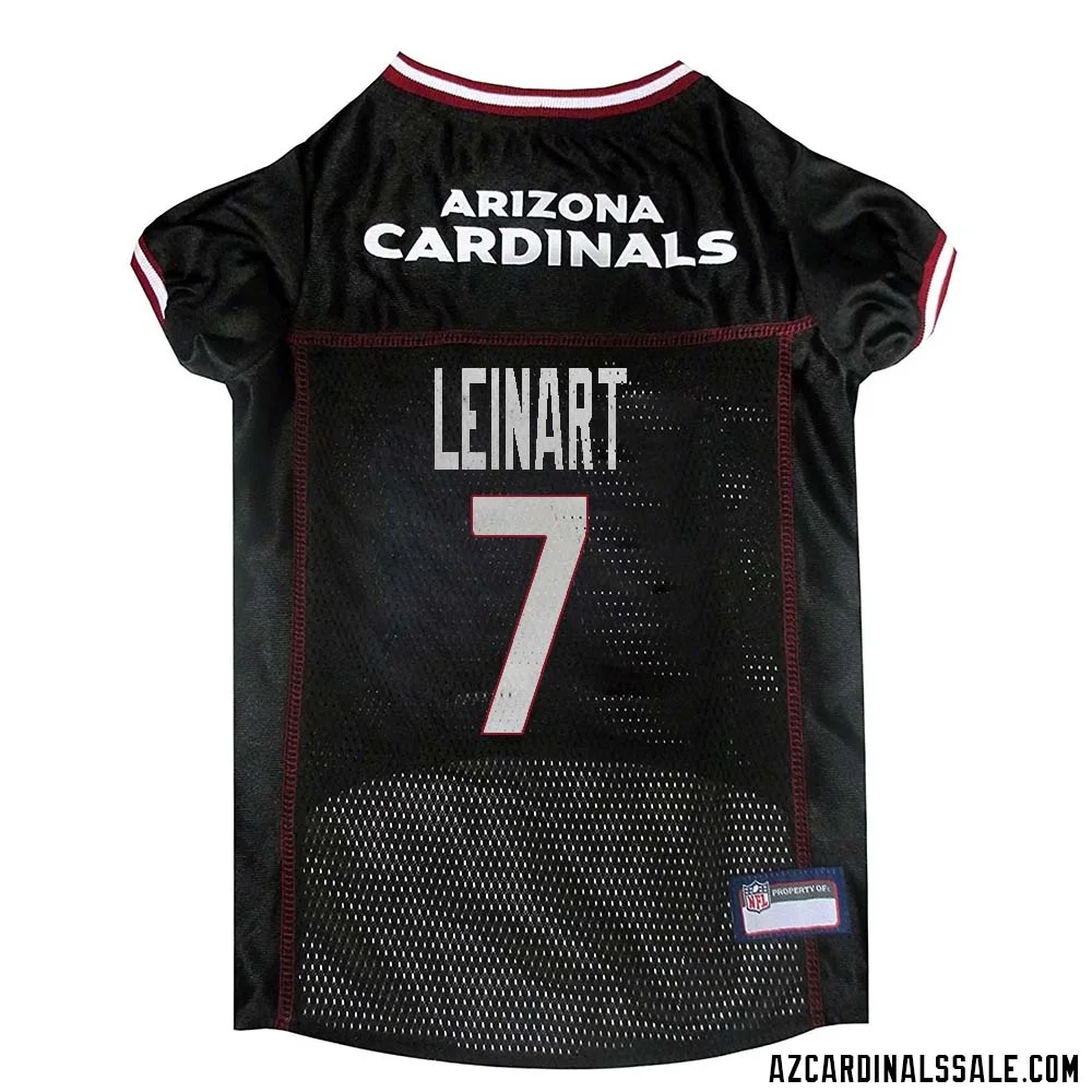 Matt Leinart No 7 Arizona Cardinals Dog Black Jersey
