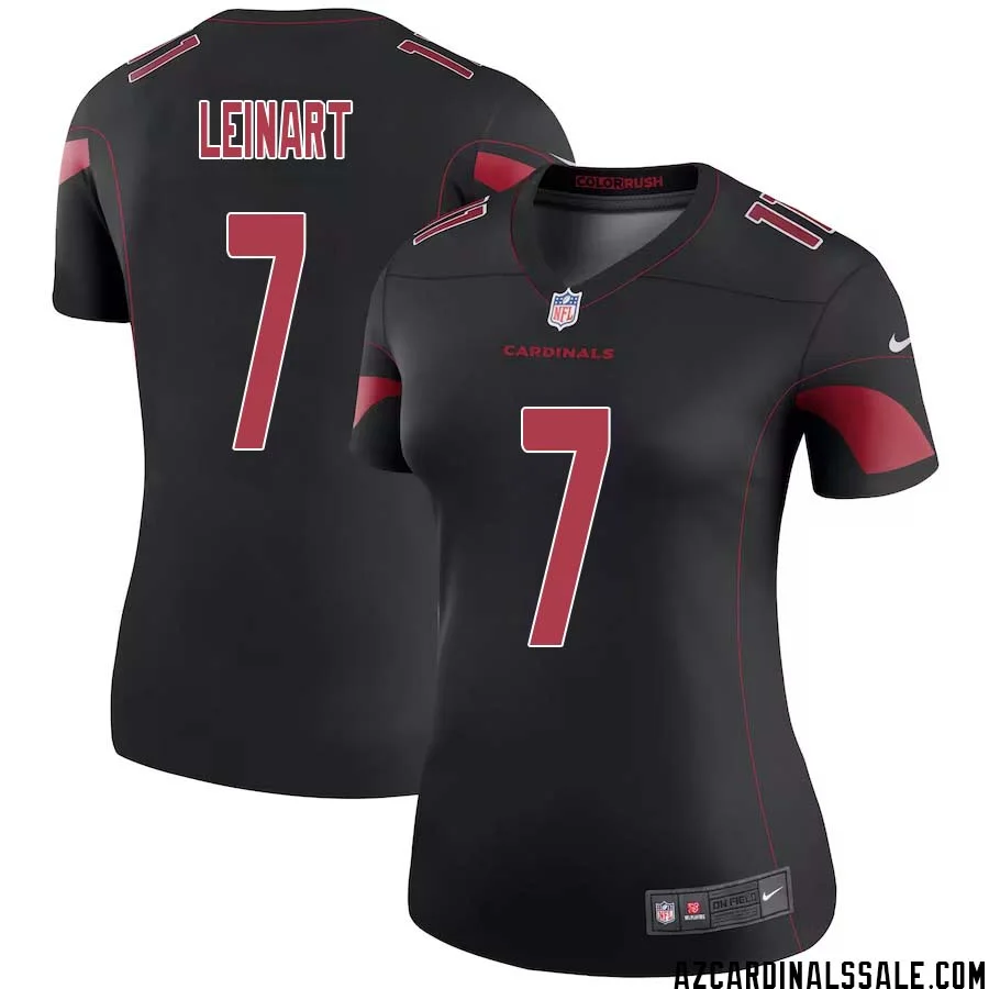 Matt Leinart No 7 Women Black Arizona Cardinals Color Rush Vapor Limited Jersey 1