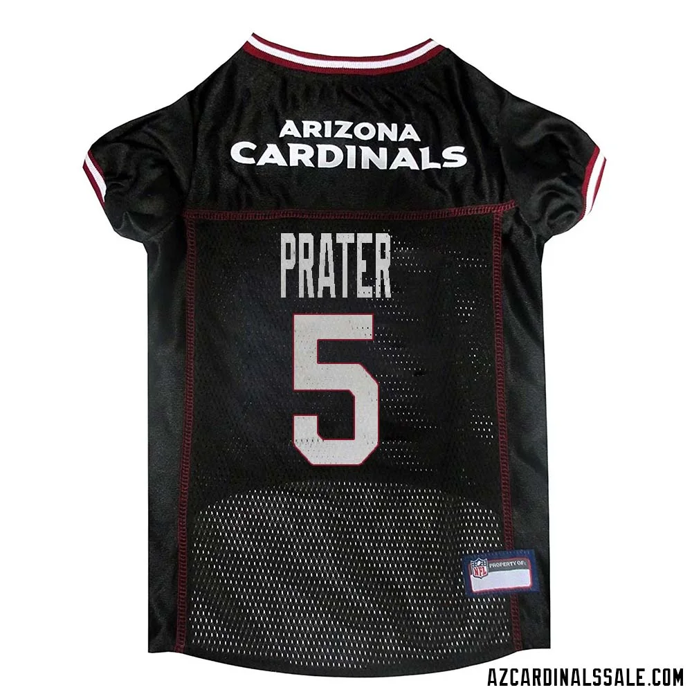 Matt Prater No 5 Arizona Cardinals Dog Black Jersey 1