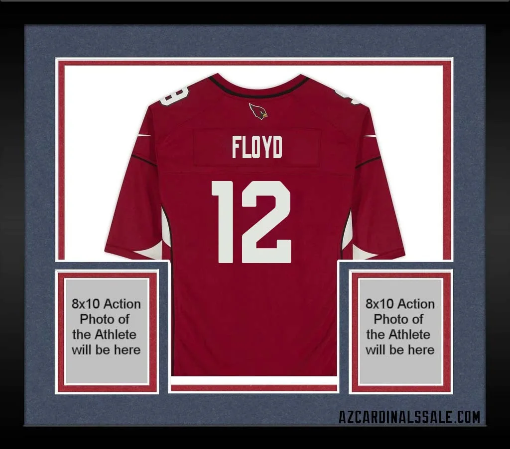 Michael Floyd No 12 Arizona Cardinals Autographed Red Game Jersey 1