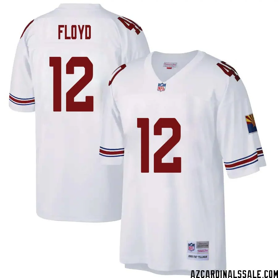 Michael Floyd No 12 Arizona Cardinals Mitchell Ness Big Tall 2000 Retired Player Replica Jersey White