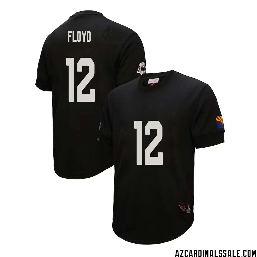 Michael Floyd No 12 Arizona Cardinals Mitchell Ness Retired Player Name Number Mesh Top Black 1