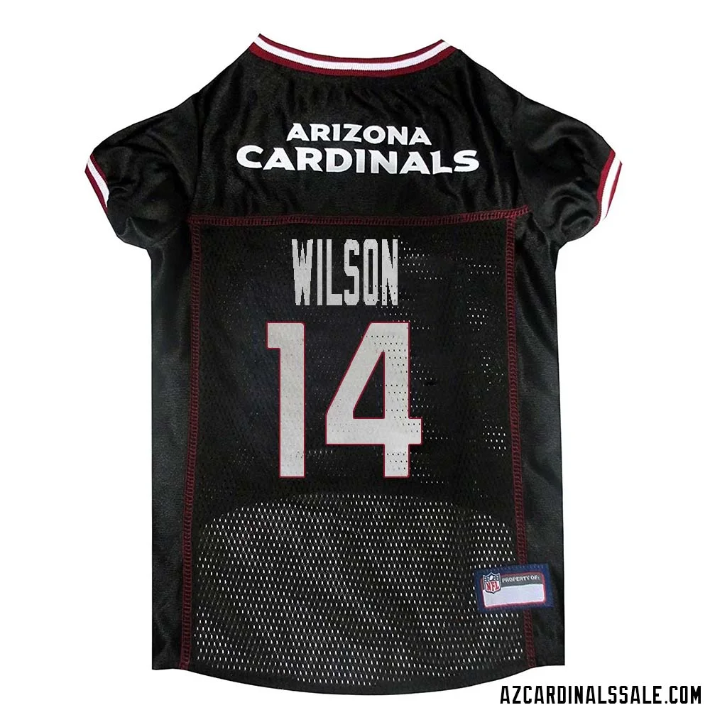 Michael Wilson No 14 Arizona Cardinals Dog Black Jersey