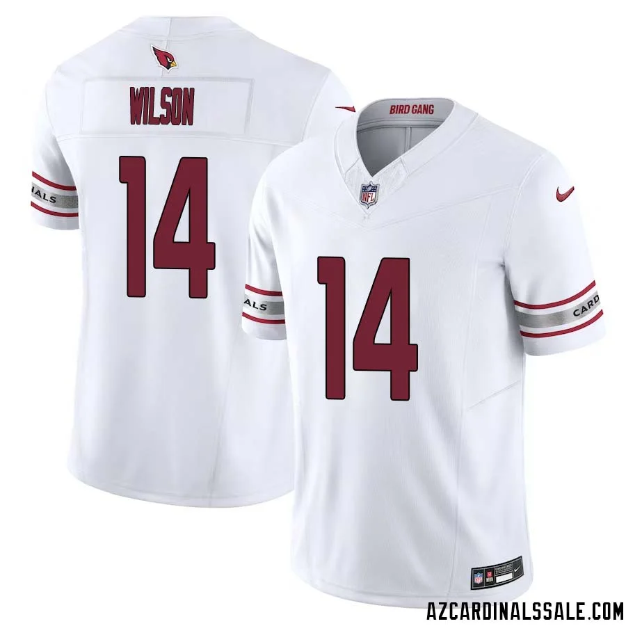 Michael Wilson No 14 Arizona Cardinals Vapor F.U.S.E. Limited Jersey White