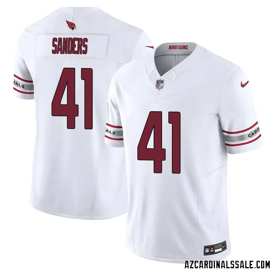 Myjai Sanders No 41 Arizona Cardinals Vapor F.U.S.E. Limited Jersey White 1