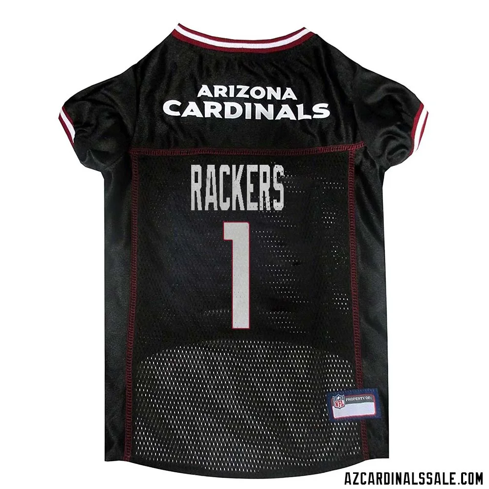 Neil Rackers No 1 Arizona Cardinals Dog Black Jersey 1