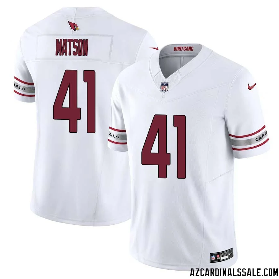 Ollie Matson No 41 Arizona Cardinals Vapor F.U.S.E. Limited Jersey White