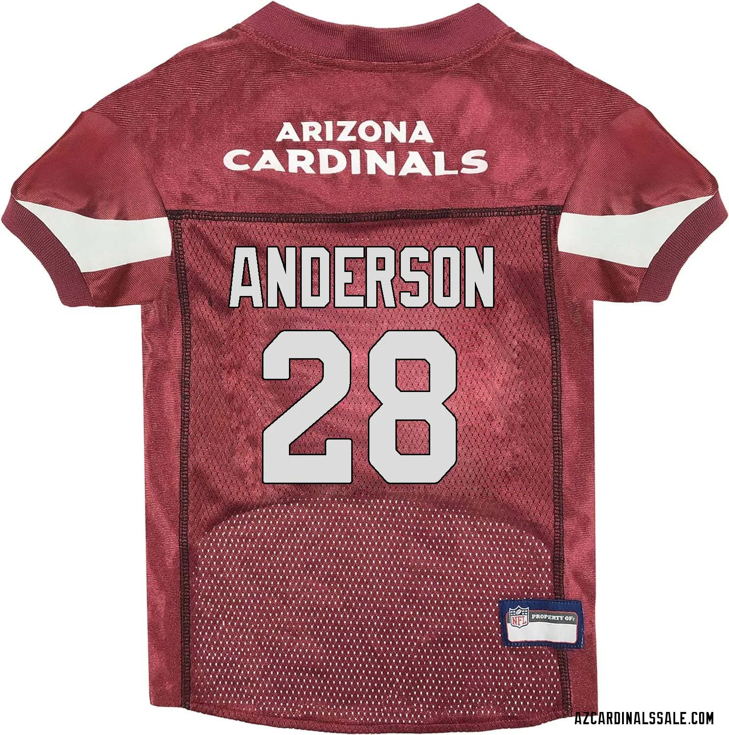 Owen Anderson No 28 Arizona Cardinals Dog Red Jersey