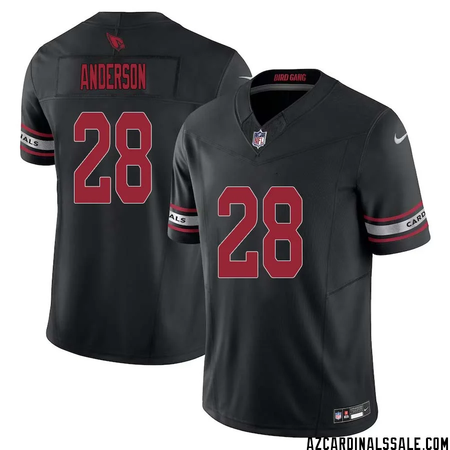 Owen Anderson No 28 Arizona Cardinals Vapor F.U.S.E. Limited Jersey Black 1
