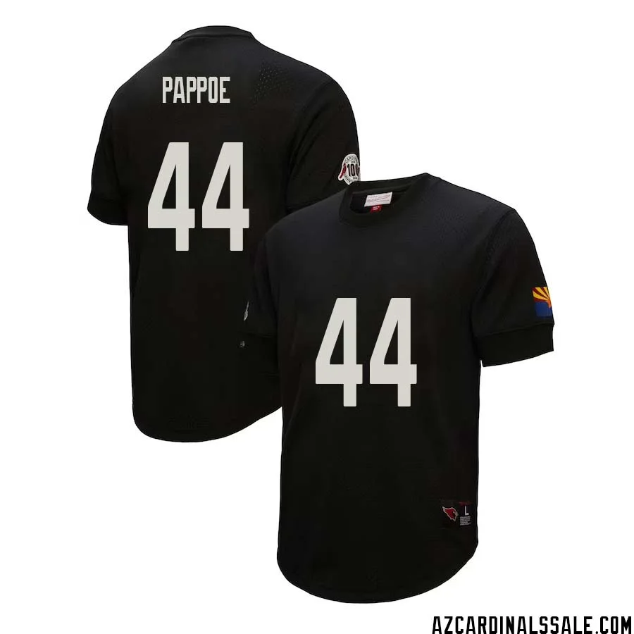 Owen Pappoe No 44 Arizona Cardinals Mitchell Ness Retired Player Name Number Mesh Top Black 1