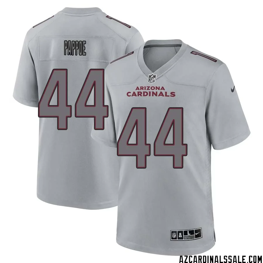 Owen Pappoe No 44 Men Arizona Cardinals Gray Atmosphere Fashion Game Jersey 1