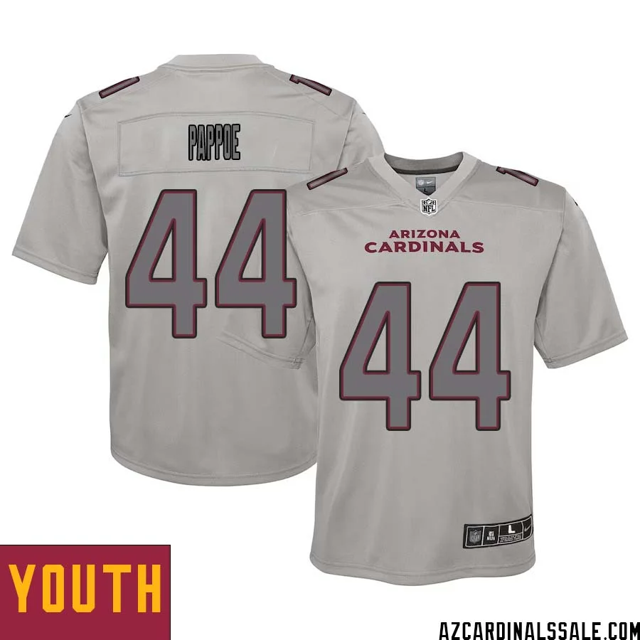 Owen Pappoe No 44 Youth Arizona Cardinals Gray Atmosphere Fashion Game Jersey 1