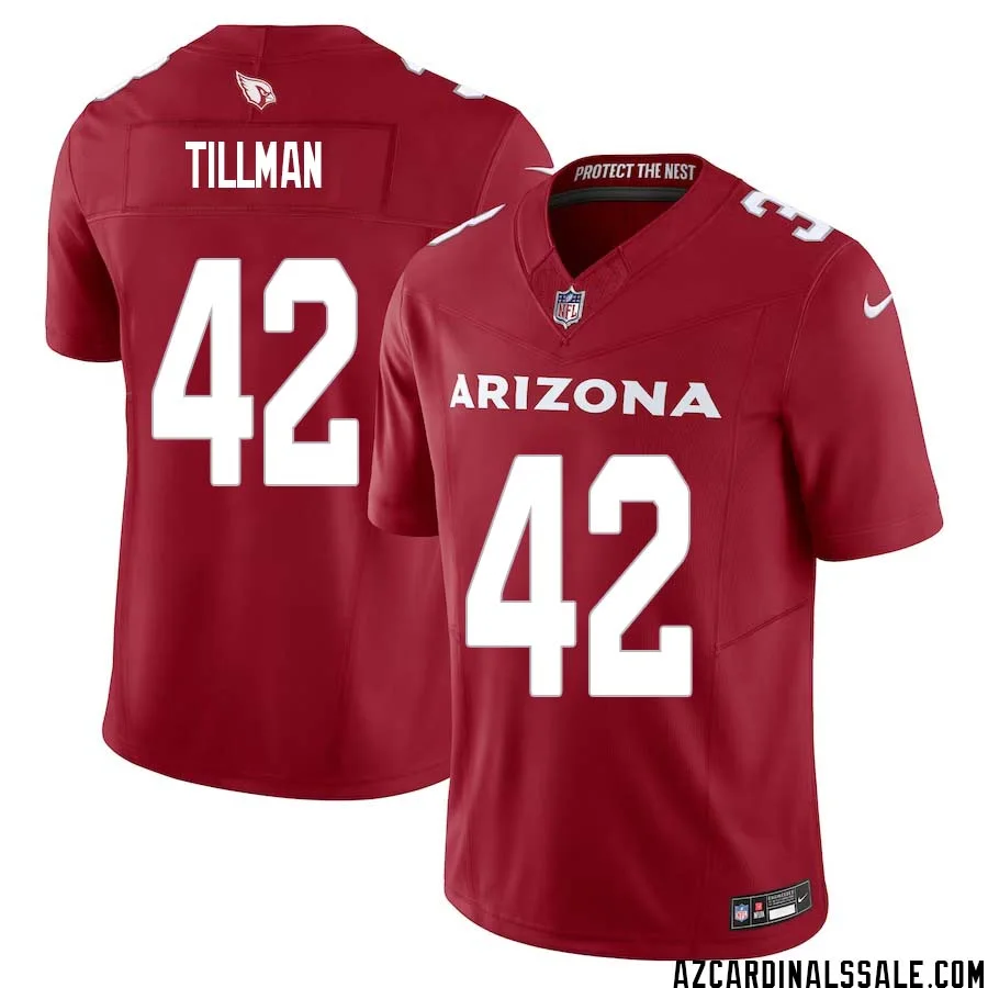 Pat Tillman No 42 Arizona Cardinals Vapor F.U.S.E. Limited Jersey Red 1