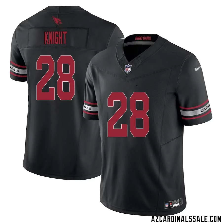 Qwuantrezz Knight No 28 Arizona Cardinals Vapor F.U.S.E. Limited Jersey Black