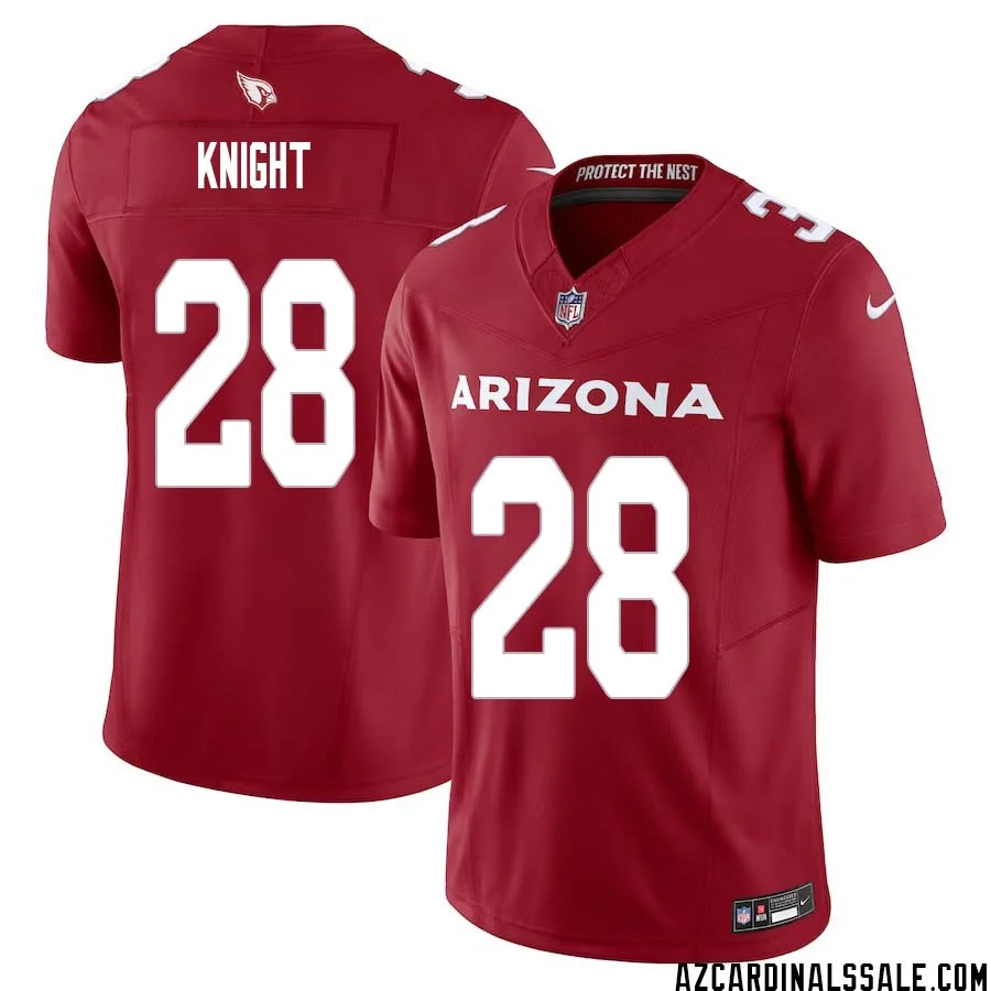 Qwuantrezz Knight No 28 Arizona Cardinals Vapor F.U.S.E. Limited Jersey Red 1